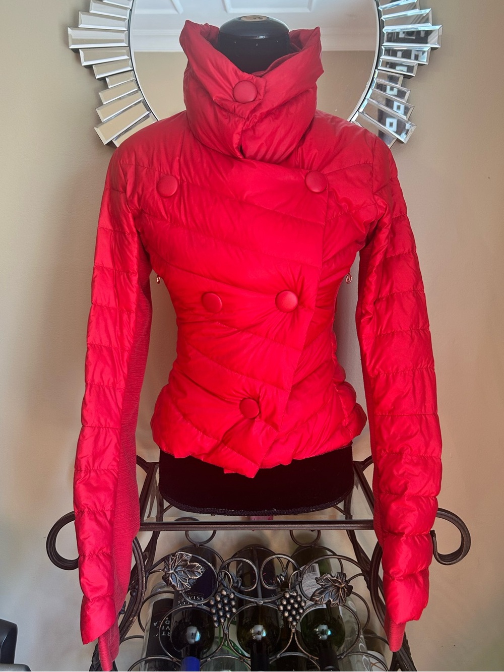 lululemon athletica Red Women's Quilted Puffer Jacket